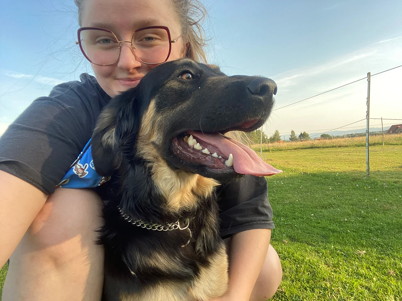 Julia weterynarz z psem